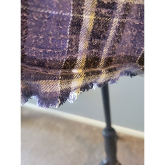 Urban Outfitter BDG Patchwork Checkered Long Sleeve Button Down Shirt Size M - Picture 7 of 12